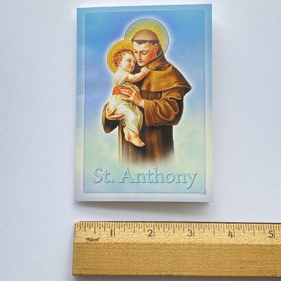 Capuchin Franciscans Holographic Dove St Anthony Colorized Medal Key Chain Card - Picture 8 of 8
